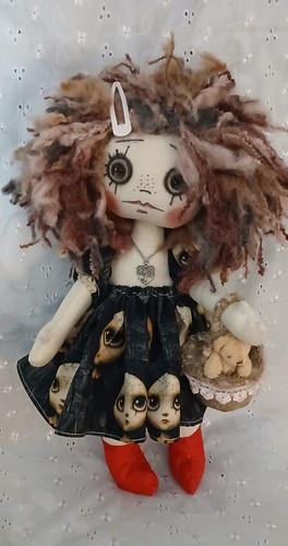 Hand made gothic doll - hand,