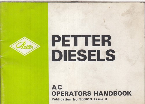 Petter series diesel - ac, engine