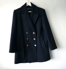 Zara Ladies Navy Wool Blend
