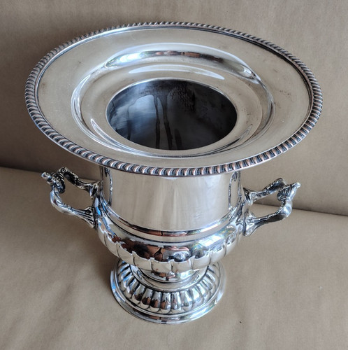 Vintage silver plated wine - silver-plated,