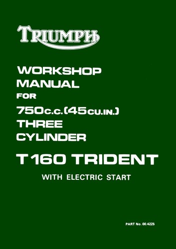 Triumph trident t160 750cc - t160,