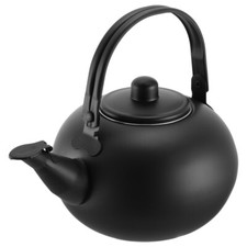 Gas Kettle Black Hob Pot Teapot Enamel Induction Cooker Water