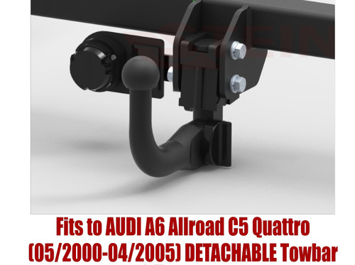 Detachable tow bar - detachable, audi