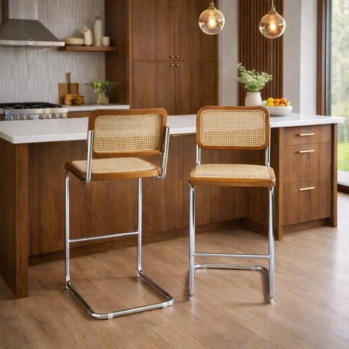Cesca bar stool - cesca, brown