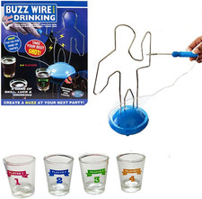 Buzz Wire Electronic Buzzer Steady Hand Christmas Party Pub Shot Drinking Game