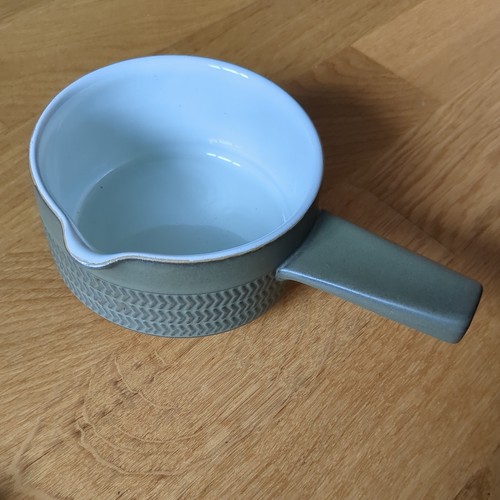Denby chevron gravy - gravy, boat