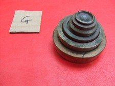 6 Imperial Antique Brass Trade  Weights 1LB to 1/2 OZ ref G
