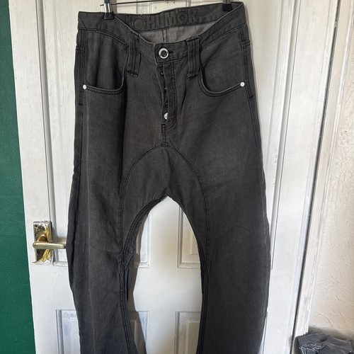 Humor men button fly - men's, grey