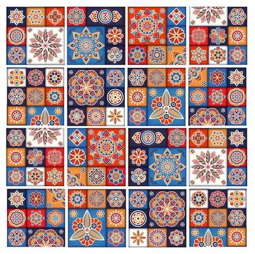 Tile stickers mosaic transfers - tile,