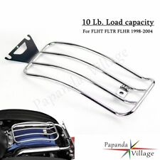 Chrome Rear Fender Luggage Rack 10Lb Load For Harley Touring FLHT FLTR Road King