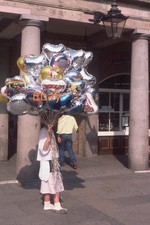 35mm Slide - Balloon Seller