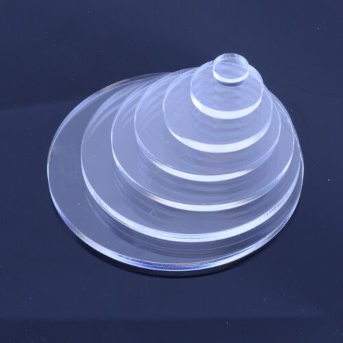 Circles clear acrylic laser - circles,