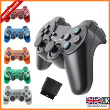 For PlayStation 2 Wireless Game Controller Dual Pad Vibration Gamepad PS2 UK 🎮