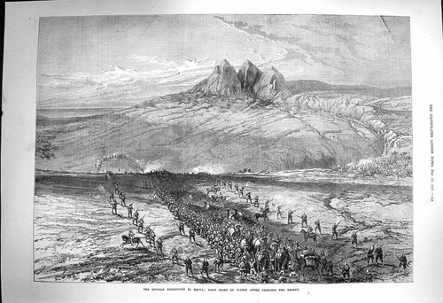 Original old antique print - original,