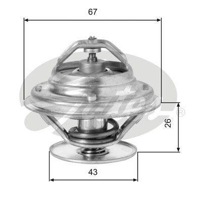 Gates thermostat for - gates, mercedes