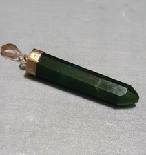 Nephrite Jade in Silver (Please read description, see video/pictures for size)