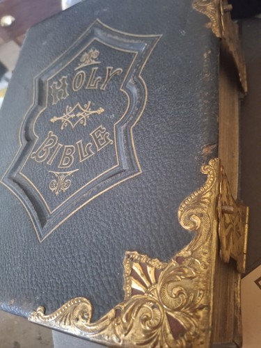 Vintage old family - vintage, bible