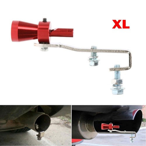Red car exhaust pipe - car,