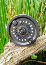 BFR Leeda Magnum 140D Disk Drag 4" Fly Fishing Reel + #9 Spey Line Trout Salmon