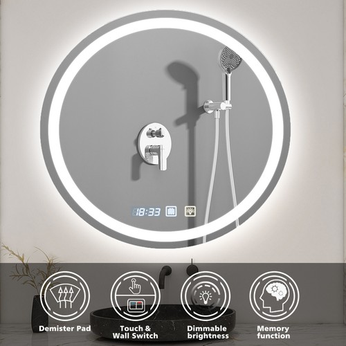 Led bathroom mirror with - bathroom,