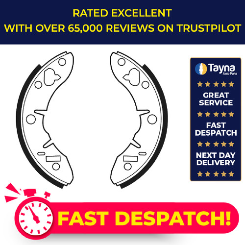 Brake shoes set - set, fits