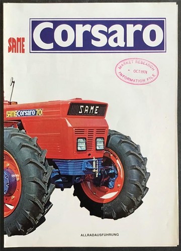 Same corsaro tractor - 70, sales
