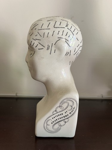 Fowler antique phrenology - l,