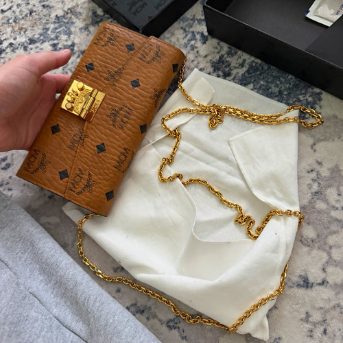 Mcm women brown logo - women’s,