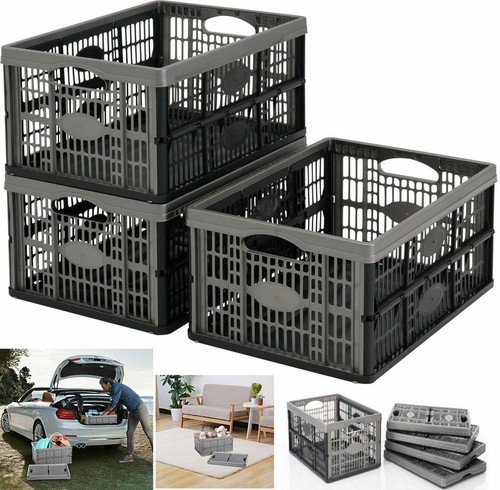 Folding crates plastic - 5x,
