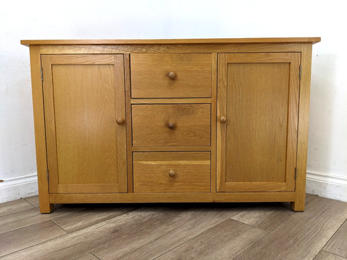 Sideboard large oak drawer - sideboard,