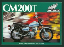Honda UK CM200T (1980-on) Factory Issue Sales Brochure CM 200 T Twinstar FE75