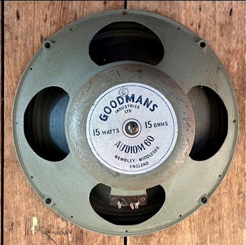 Vintage 1960s goodmans alnico - ,