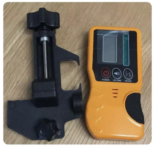 Red beam laser detector - beam, detector/