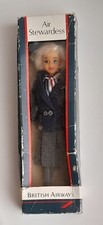 British Airways Air Stewardess Doll - Very Good Condition - with original box