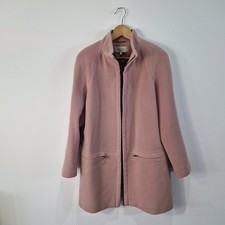 Hobbs Long Wool Coat Zipped