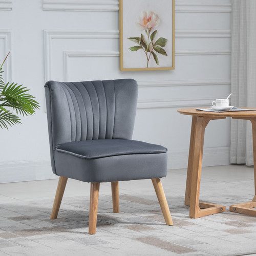 Velvet accent chair - accent,