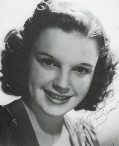 Judy garland signed photograph - signed,