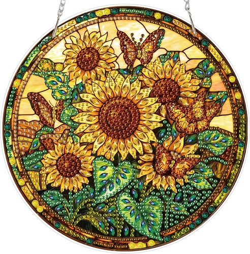 Sunflower butterfly diamond - sunflower,
