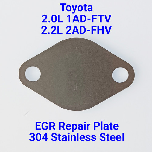 Egr valve repair plate toyota - repair,