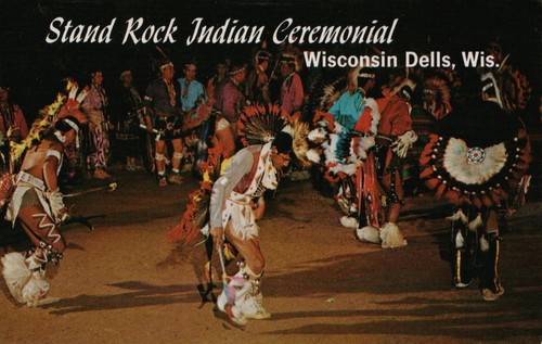 Winnebago war dance stand rock - war,