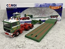 Corgi - Volvo F12 w/Low Loader - Cadzow H/Haulage - CC15507 - 1:50 - Mint/New