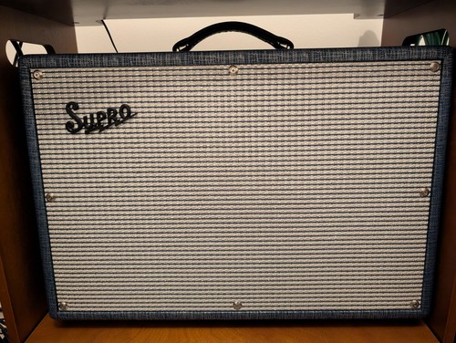 Supro keeley custom blue - keeley,