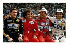 AYRTON SENNA & ALAIN PROST &