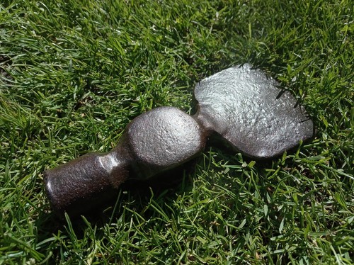 Vintage hammer axe head 2lb - hammer,