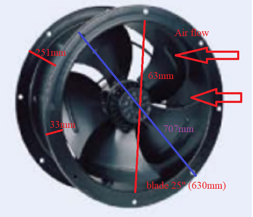 630mm industrial duct - 630mm,