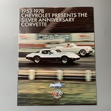 Chevrolet Corvette Silver Anniversary Brochure 1977-78 USA – 12-Sided