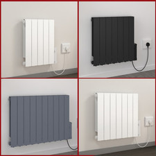 Electric Oil Filled Radiator Thermostat Timer WiFi Heater Portable Wall Mounted