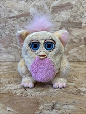 2005 Hasbro Furby Baby Sand Body Pink Chest Emoto-Tronic Toy Tested Working