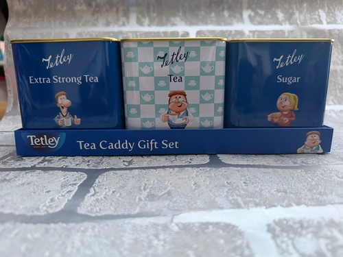 Tetley tea caddy gift - tea,