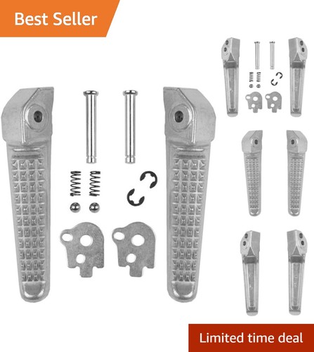 Durable silver foot pegs - pegs, for